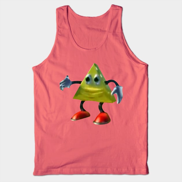 Dancing Triangle Meme Tank Top by artsylab